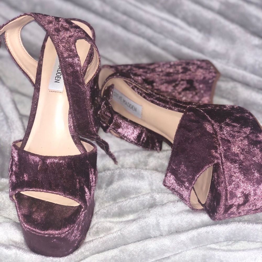 Steve Madden platform block heel